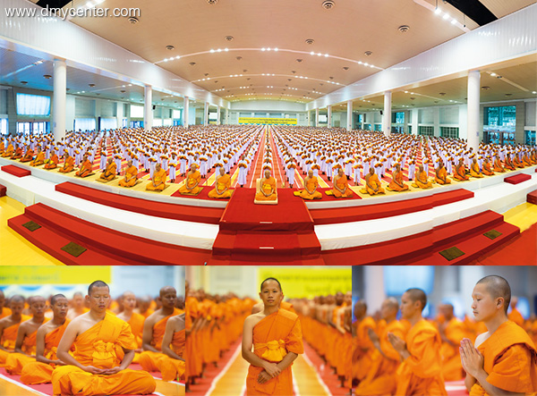 โครงการอุปสมบทหมู่พระพี่เลี้ยงสามเณรล้านรูป   ศูนย์ฝึกอบรมวัดพระธรรมกาย